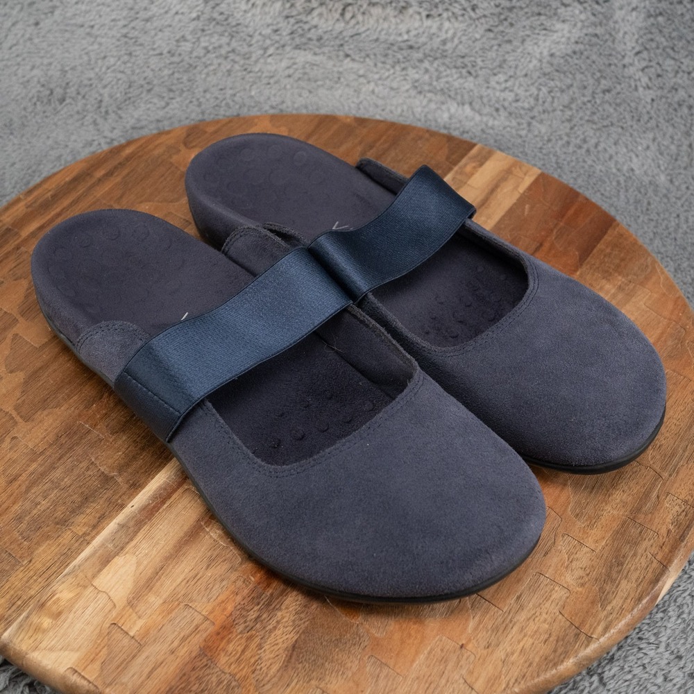 Vionic Navy Blue Laurel Mules Size 10 Mary Jane
